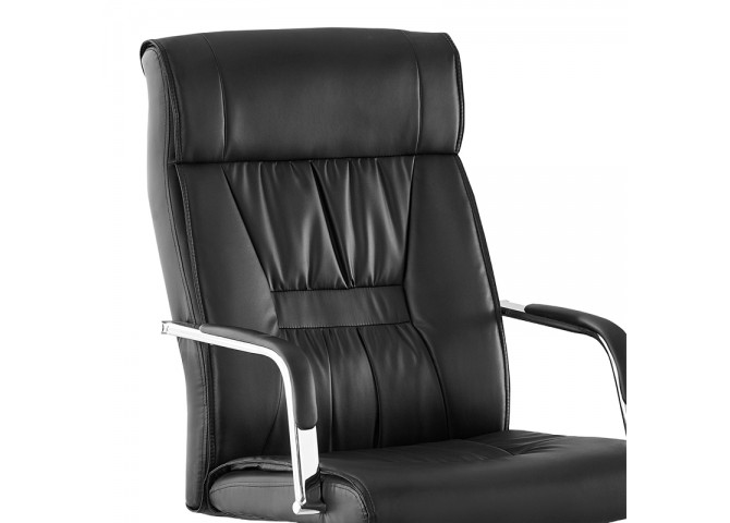 Καρέκλα γραφείου διευθυντή Biani pakoworld pu μαύρο 56x70x107-115εκ