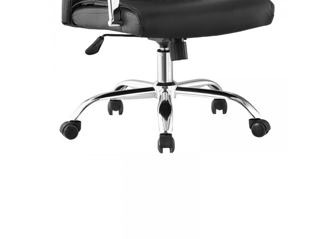 Καρέκλα γραφείου διευθυντή Biani pakoworld pu μαύρο 56x70x107-115εκ
