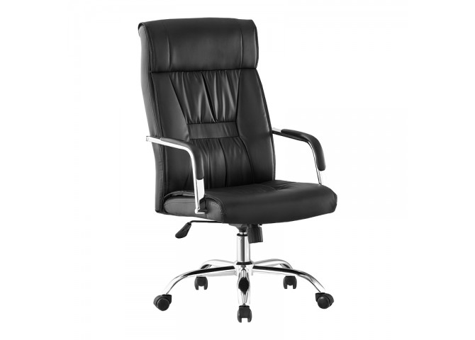 Καρέκλα γραφείου διευθυντή Biani pakoworld pu μαύρο 56x70x107-115εκ