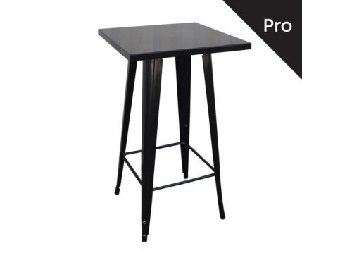 Τραπέζι BAR 60x60x101cm Μεταλλικό Antique Black