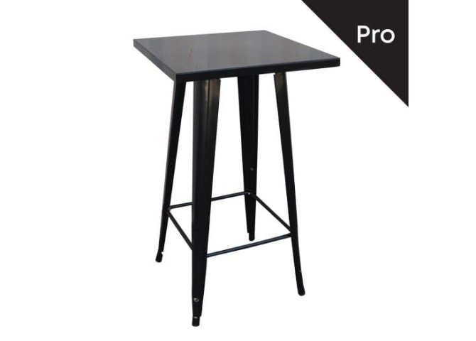 Τραπέζι BAR 60x60x101cm Μεταλλικό Antique Black
