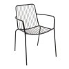Kαρέκλα με minimal design σε μαύρο χρώμα