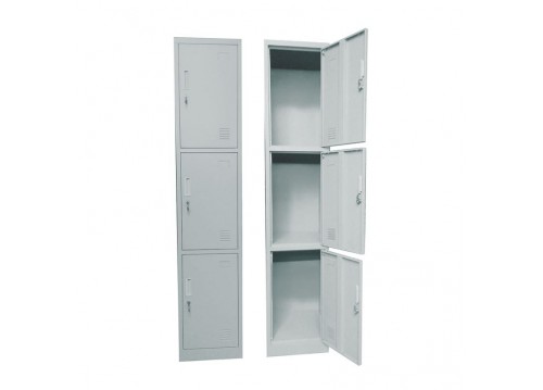 Ντουλάπα με κλειδαρία 3 θέσεων 38x45x185εκ