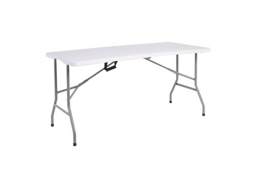 Συνεδρίου Τραπ.152x75cm Πτυσ/νο Λευκό (Βαλίτσα)