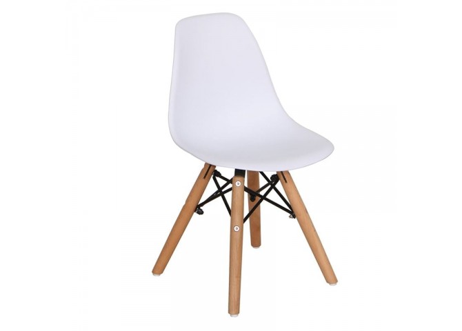 ART Wood Kid Chair PP White