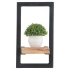 Frame Ράφι 20x25x35cm Ακακία Φυσικό/Μετ.Μαύρο