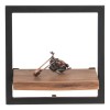 Frame Ράφι 35x25x35cm Ακακία Φυσικό/Μετ.Μαύρο