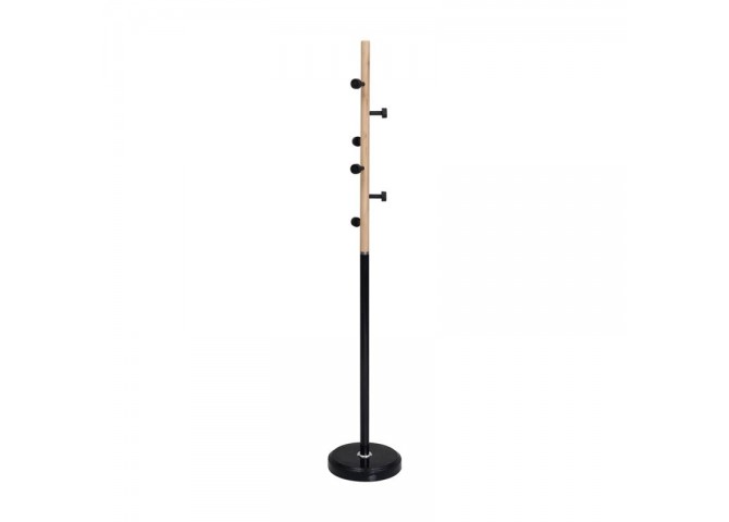 Καλόγερος Μεταλλικός Μαύρος/Φυσικό D.36x170cm