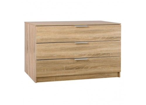DRAWER Συρταριέρα 3-Σ 80x40x64cm Sonoma