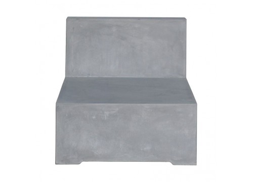 CONCRETE Καρέκλα Cement Grey 68x83x65cm