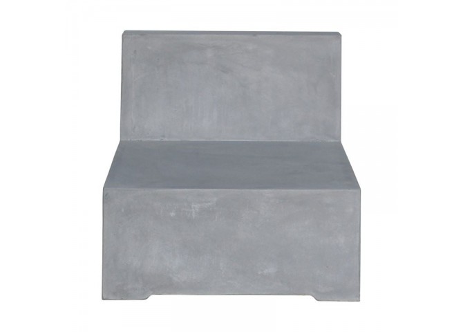 CONCRETE Καρέκλα Cement Grey 68x83x65cm