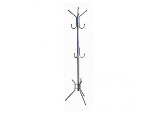 Καλόγερος Μεταλλικός Silver 38x38x176cm