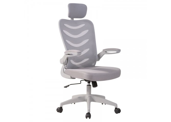 BF2940 Πολυθρόνα Manager Γκρι / Mesh Γκρι