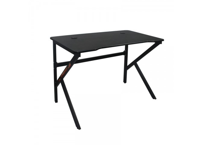 ΓΡΑΦΕΙΟ Gaming 100x60cm Steel Μαύρο