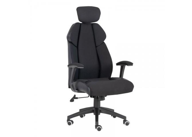 BF8300 Πολυθρόνα Γραφείου Διευθυντή Microfiber Μαύρο / PU Μαύρο