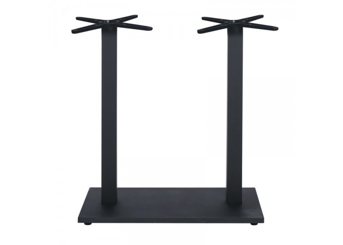 PRATO-W Βάση Τραπεζιού BAR 70x40cm H.108cm Μέταλλο Βαφή Μαύρο / 18,50Kg