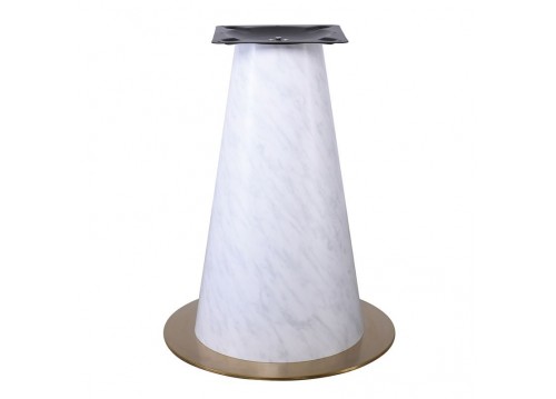 SCOTT βάση τραπεζιού Gold Inox #201 / 20,60 Kg / Κολώνα απόχρωση Μάρμαρο
