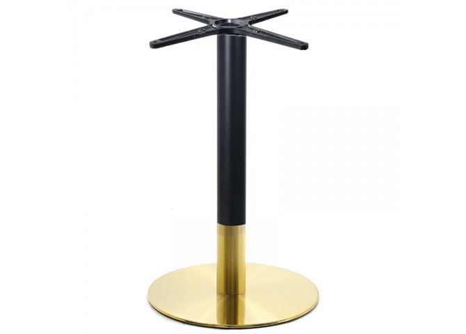 RIVA Βάση Τραπεζιού Gold Inox #201 - Black / 11,70 Kg