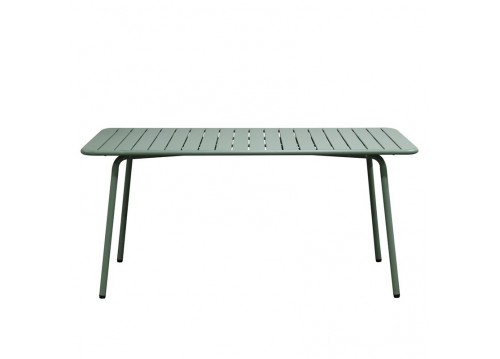 BRIO Slat Τραπέζι Κήπου - Βεράντας, Μέταλλο Βαφή Sandy Green 5635C