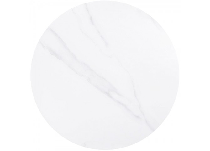 Sintered Stone Επιφάνεια Τραπεζιού, Απόχρωση White Marble (MDF για στήριξη βάσης)