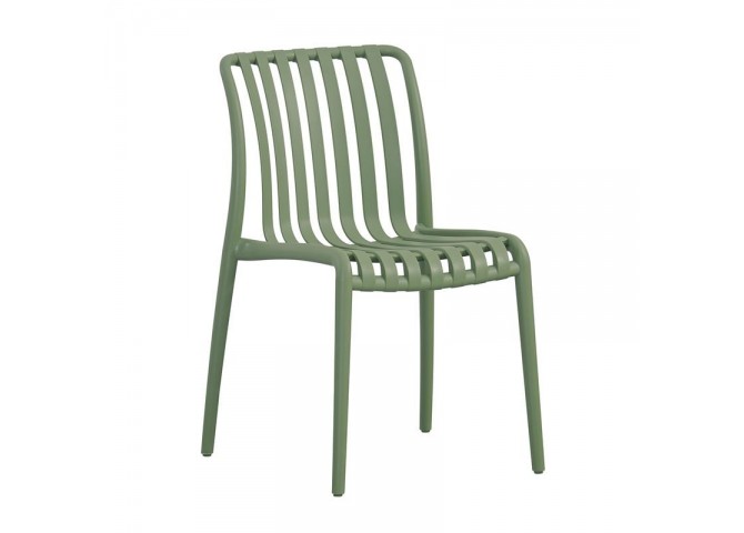 MODA-H Stackable Chair PP-UV Green
