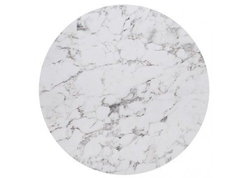 HPL (High Pressure Laminated) Επιφάνεια Τραπεζιού Απόχρωση White Marble, Εξωτερικού χώρου