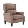 SIMPLE Relax Armchair Antique Brown Fabric
