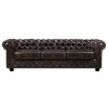 CHESTERFIELD-689 4-S Leather Brown