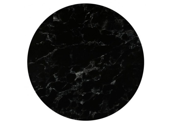 HPL (High Pressure Laminated) Επιφάνεια Τραπεζιού Απόχρωση Black Marble, Εξωτερικού χώρου