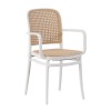 FLORENCE Stacking Armchair PP White/Beige