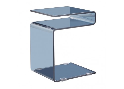 GLASSER Smoke Side Table 42x38x48cm