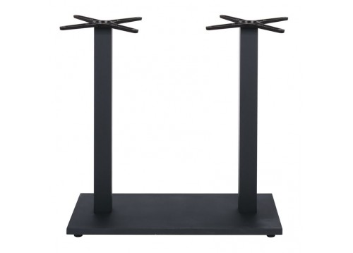 PRATO-W Βάση Τραπεζιού BAR 70x40cm H.93cm Μέταλλο Βαφή Μαύρο / 17,50Kg