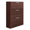 SHOE CABINET 60x17x112cm Walnut