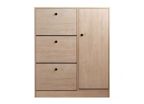 SHOE CABINET 100x24x112cm Sonoma