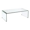 GLASSER Clear Coffee Table 120x60x40cm