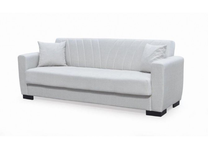 GALAXY Sofa-Bed with Storage 3-Seater / Fabric Beige