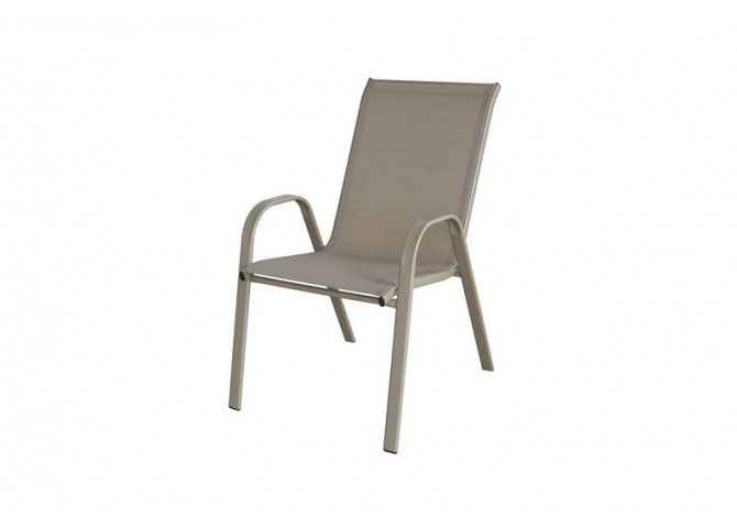 RIO Armchair Metal Beige/Textilene Beige (4,20 Kg)