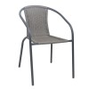 BALENO-W Armchair Metal Anthracite/Mixed Grey Wicker