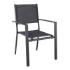 AMIRAL Armchair Alu Anthracite/Textilene Grey
