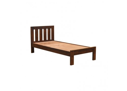 SOHO Bed (for Mattress 90x200cm) Sheesham, Walnut Finish