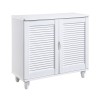 SHOE CABINET 2 Doors 77x33x70cm White
