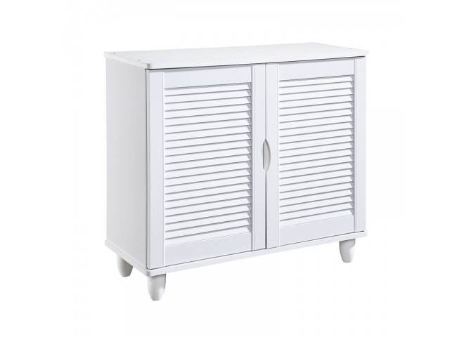 SHOE CABINET 2 Doors 77x33x70cm White