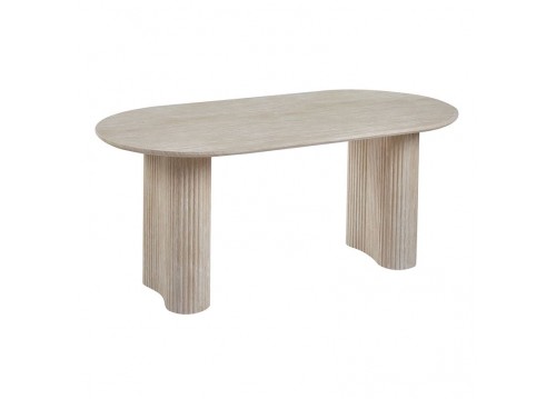 DIAZ Table 180x90cm MDF Natural Stone