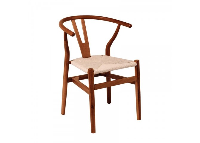 LIMA Chair Walnut, Seat Paper Rope