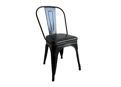 RELIX Chair Metal Black/Pu Black