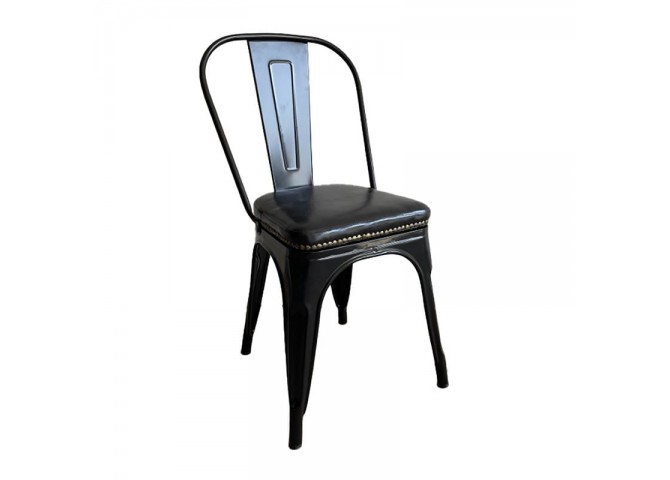 RELIX Chair Metal Black/Pu Black