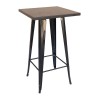 RELIX Bar Table 60x60 Metal Black
