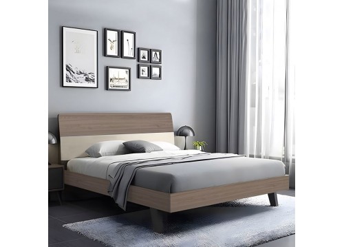 VANITY Bed (for Mattress 160x200cm) Sonoma Oak/Cream