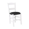 SYROS Chair Impregnation Lacquer White/Pu Black