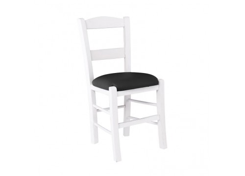 SYROS Chair Impregnation Lacquer White/Pu Black